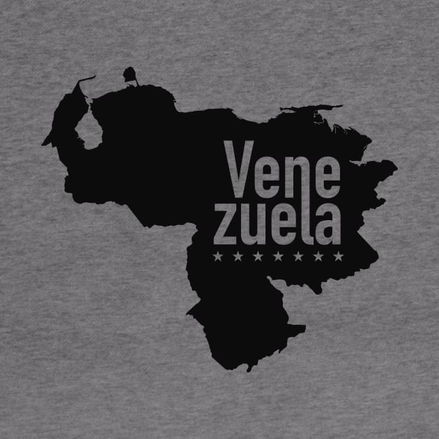 Venezuela Map 7 estrellas by SabasDesign